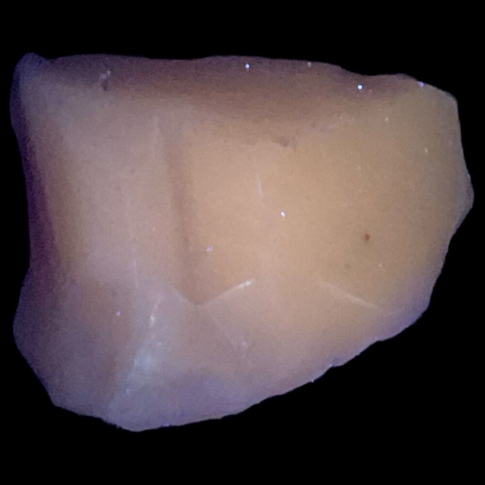 Pink Layered‎ Art Glass Cullet Glowing Manganese Slag Glass #5GX24